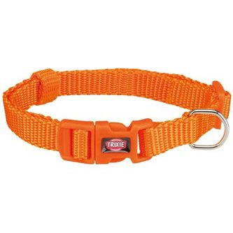 Obojek PREMIUM papaya - XS-S:22-35/10mm