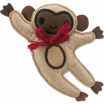 MONKEY - opice, hračka pro kočky s katnipem, 12 cm, plsť