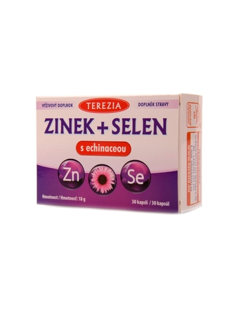 Terezia - Zinek + selen s echinaceou 30 kapslí