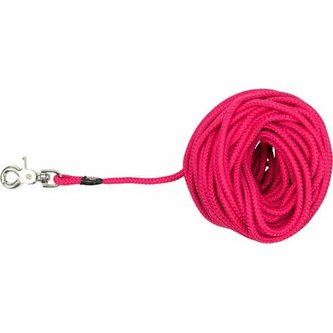 Stopovací vodítko kulaté, vypouštěcí karabina - fuchsia - S-L:20m/6mm