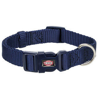 Obojek PREMIUM - indigo - S:25-40cm/15mm