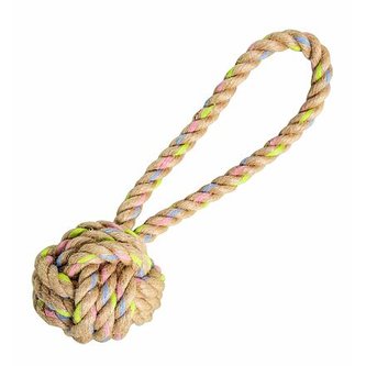 Přetahovadlo HipHop přírodní juta 20 cm / 140 g