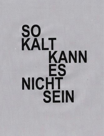 David Ostrowski. So kalt kann es nicht sein / It can´t be that cold