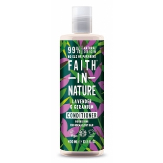 Faith in Nature Vyživující přírodní kondicionér pro normální a suché vlasy Levandule (Nourishing Conditioner) Objem 400 ml woman