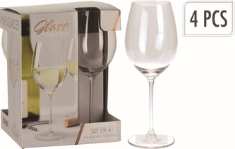 Sklenice na víno 410 ml 4 ks