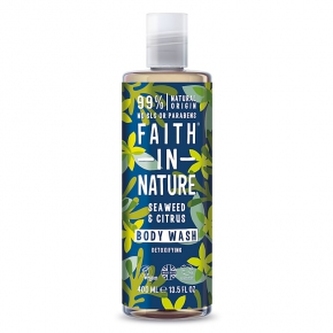 Faith in Nature Detoxikační přírodní sprchový gel Mořská řasa a citrus (Body Wash) Objem 400 ml woman