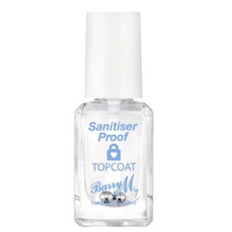 Barry M Vrchní lak Sanitiser Proof (Top Coat) 10 ml woman