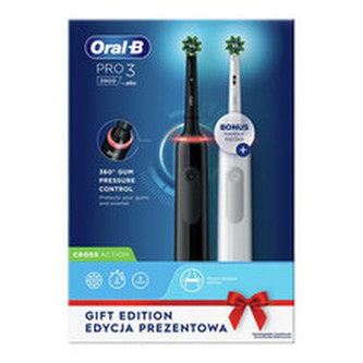 Oral B Elektrický zubní kartáček Duopack Pro3 3900 2 ks unisex