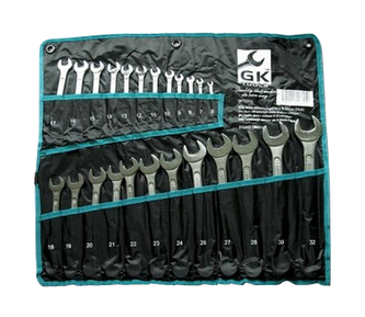 Klíče očkoploché AVOSS GK TOOLS 24ks