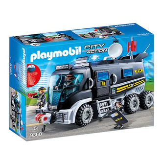 Speciální policejní zásahové vozidlo Playmobil, Policie, 16 dílků