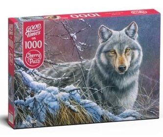 Cherry Pazzi Puzzle - Šedý vlk 1000 dílků