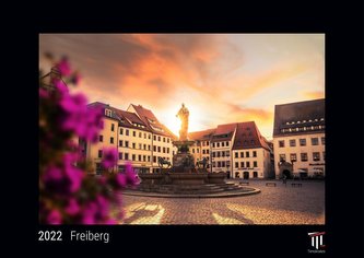 Freiberg 2022 - Black Edition - Timokrates Kalender, Wandkalender, Bildkalender - DIN A3 (42 x 30 cm)