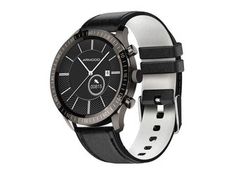 Hodinky ARMODD Silentwatch 4 Lite Black s černým koženým řemínkem