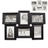 Rámečky obraz 6 fotek UH bílý/černý 52x35 cm
