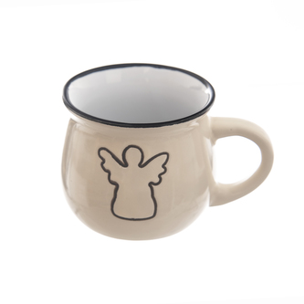 Hrnek ker. anděl béžový 380 ml