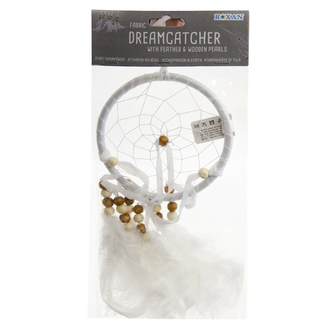 Lapač snů bílý 11x34 cm