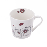 Hrnek porcelán kočky bílý 400 ml