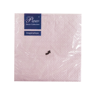 Ubrousek Inspiration pink PAW 20 ks 33x33cm
