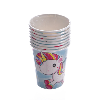 Kelímek papír jednorožec 8 ks 250 ml