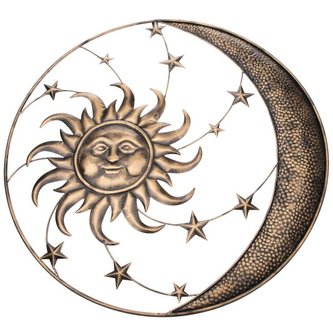 Slunce kov na zeď pr. 75 cm