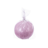 Svíčka koule lesk pudrová růžová 90 g pr. 6 cm