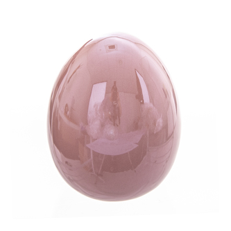Vajíčko ker. růžové perleť 8x8x10 cm