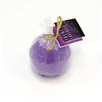 Svíčka rustic s vůní levandule koule pr. 6 cm