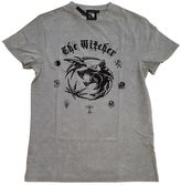 Pánské tričko The Witcher|Zaklínač: Symbol (XL) šedá bavlna