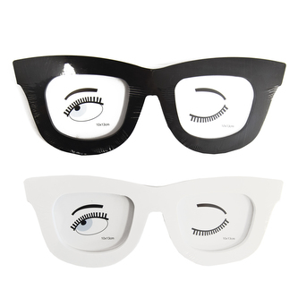 Fotorámeček UH brýle bílý/černý 2 fotky 34x2x13 cm