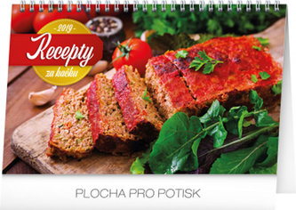Kalendář stolní 2019  - Recepty za kačku, 23,1 x 14,5 cm