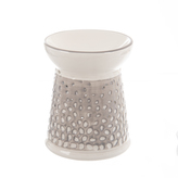 Aromalampa ker. šedá/bílá 12x12x15 cm