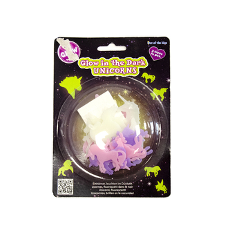 Samolepka UH svítící jednorožec 14 ks