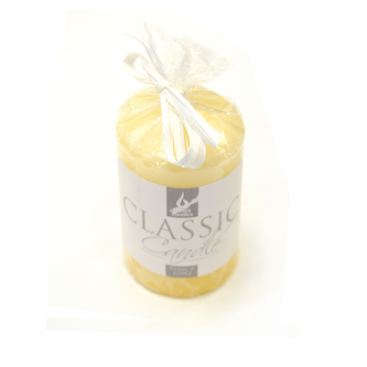 Svíčka clasic béžová válec 6x10 cm