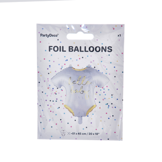 Foliový balonek obleček Hello Baby 51 x 45 cm