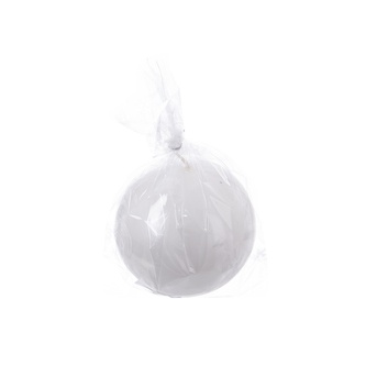 Svíčka koule lesk perlová 90 g pr. 6 cm