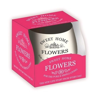 Svíčka sklo s vůní sweet home flowers 100 g