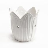 Aromalampa ker. bílá květ 12x10x13 cm