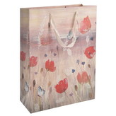 Taška dárková máky 30x12x40 cm