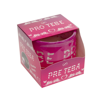 Svíčka sklo s vůní pro tebe 100 g