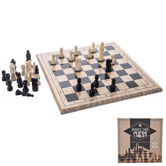 Šachy dřevo 29x29 cm