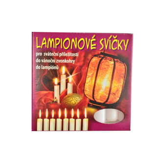 Svíčka do lampionů 8 ks 9,5 cm