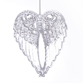 Andělská křídla akryl 12x3x23 cm