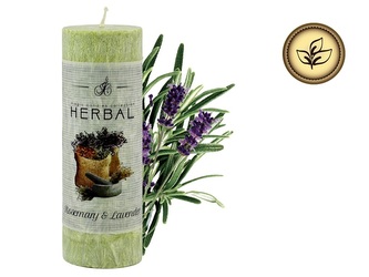 Svíčka herbal rozmarýn+levandule 360 g/52h 16x5 cm
