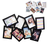 Rámečky UH obraz 8 fotek bílý/černý 57x35 cm