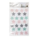 Samolepky na zeď hvězdy 24x42 cm