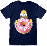 Pánské tričko The Simpsons|Simpsonovi: Donut (S) navy bavlna