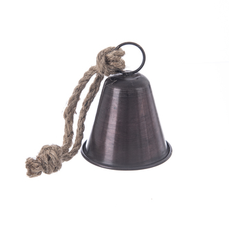 Zvon kov hnědý 10x10x20 cm