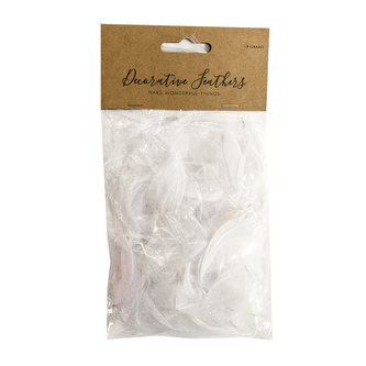 Peříčka dekorační bílá 3 g