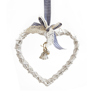 Srdce proutí velké 20x20 cm