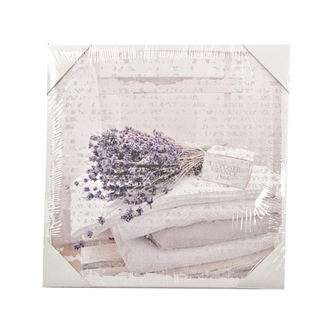 Obraz plátno levandule I. 28x28 cm